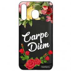 Capa para Samsung Galaxy M30 Case2you - Escovada Preta Carpe Diem Black